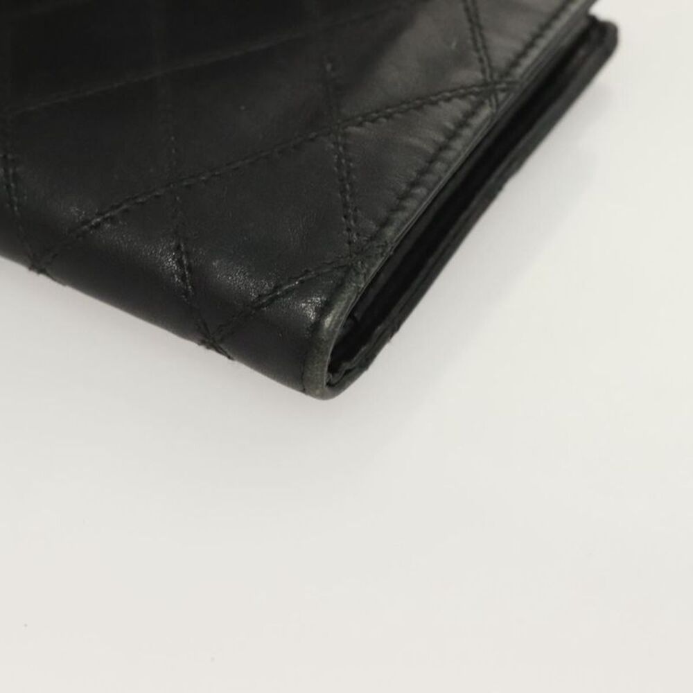 Chanel Coco Mark Black Leather Wallet  (Pre-Owned) - Picture 8 of 16